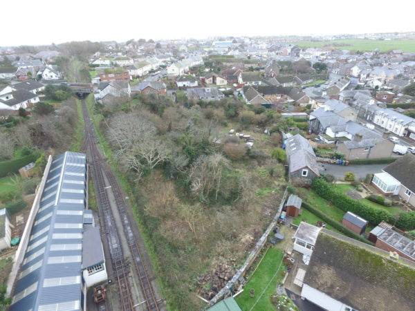 The Orchard area from above.